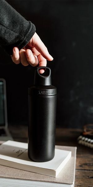 Термопляшка для води Kambukka Reno Insulated, нержавіюча сталь, 500 мл чорний 11-05020(KAMBUKKA) фото