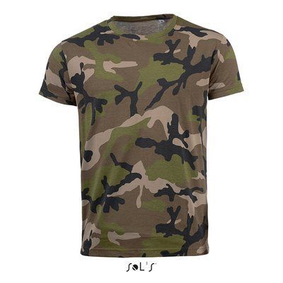 Футболка чоловіча SOL'S Camo men камуфляж 01188(SOL&rsquo;S) фото