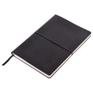 Блокнот в клітинку А5 BLACKY м'яка обкладинка чорний TM22600(Thinkme) фото