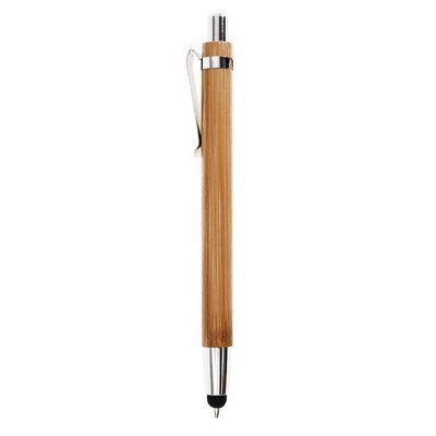 Ручка-стилус бамбукова кулькова Bergamo Bamboo коричневий 7100(Bergamo) фото