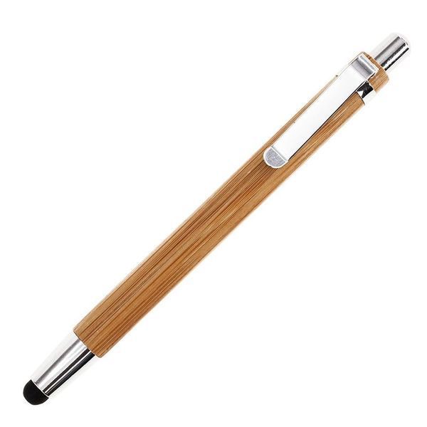 Ручка-стилус бамбукова кулькова Bergamo Bamboo коричневий 7100(Bergamo) фото