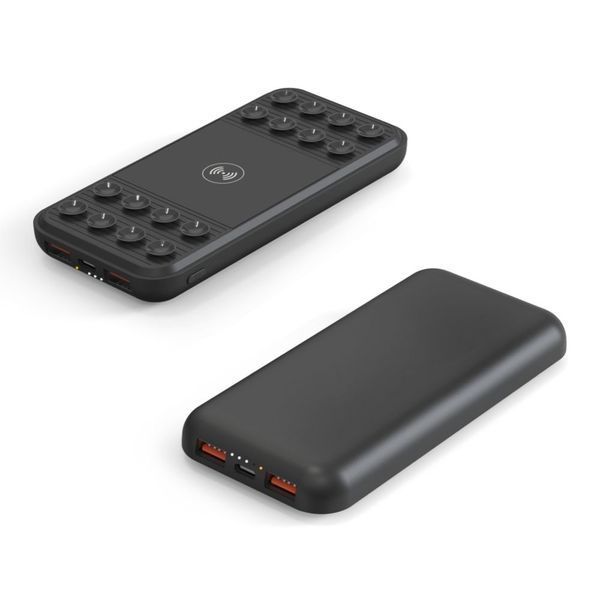 Повербанк 10000 mAh TheGeneral ChargeMate, бездротова зарядка 15W, світлодіодний індикатор чорний 40010919(TheGeneral) фото